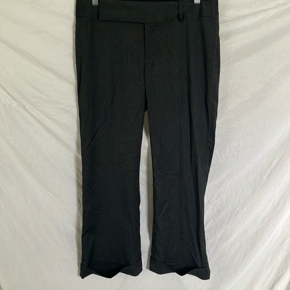 Banana Republic: Gray Martin Fit Boot Cut Dress Pants- 8 - Picture 1 of 16